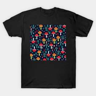 Multicolored mushrooms T-Shirt